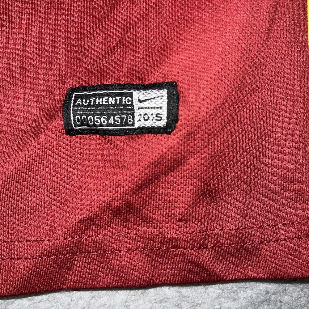 Nike AS Roma 2015-16 Home Jersey Men's Sz L Red Dri-Fit Soccer Football Shirt - Picture 3 of 14